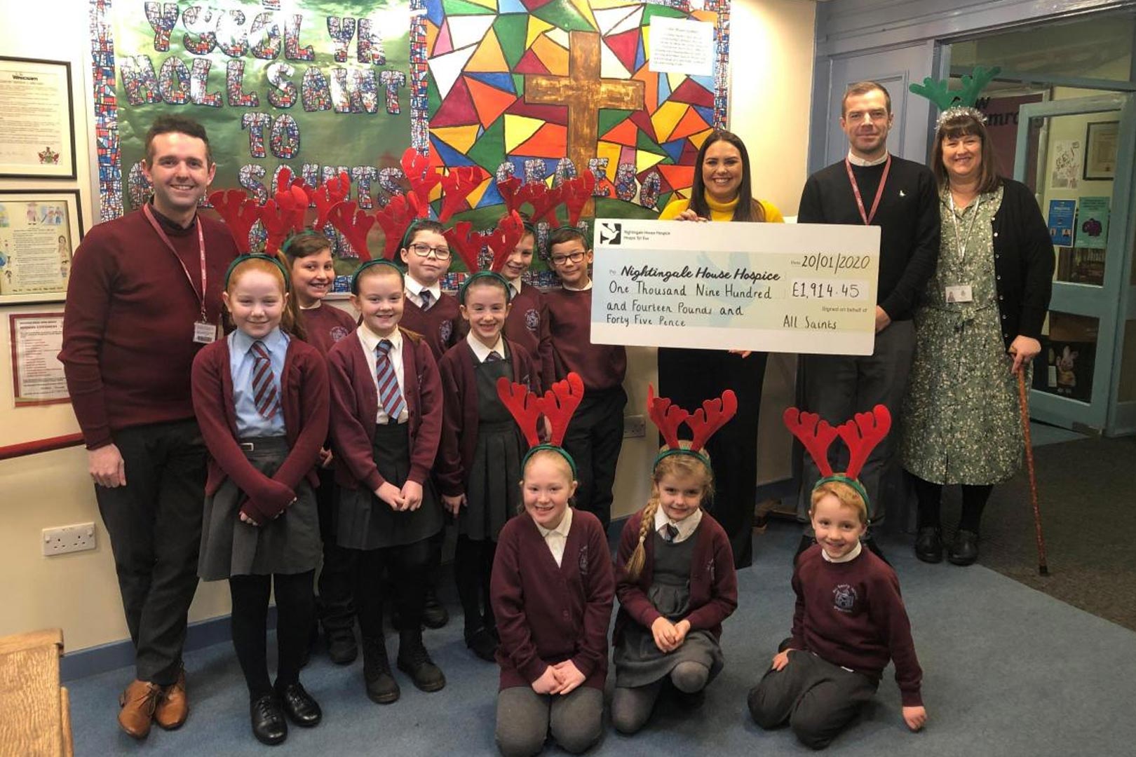 Primary and preschools raise nearly £15,000 for Nightingale House