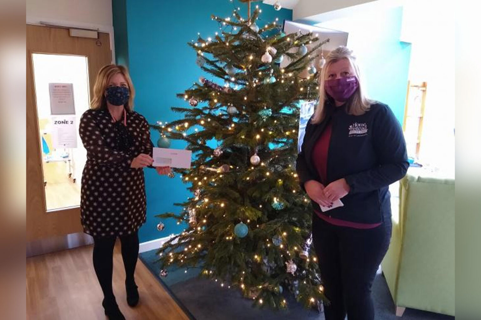 Home Instead Senior Care donate £500 to Nightingale House Hospice Wrexham Nightingale House