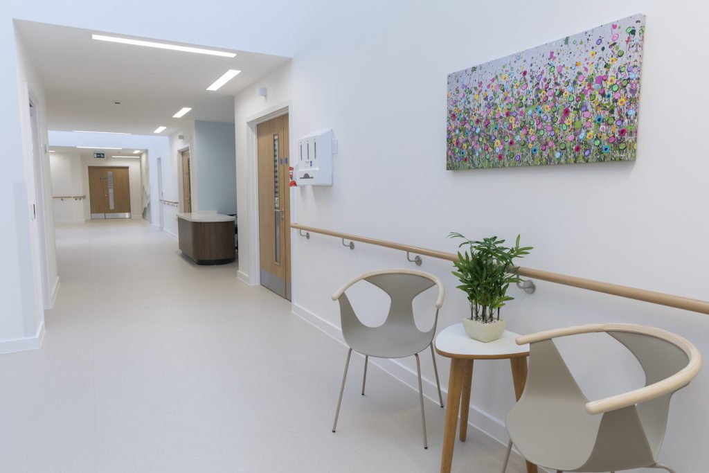 New Inpatient Unit corridor